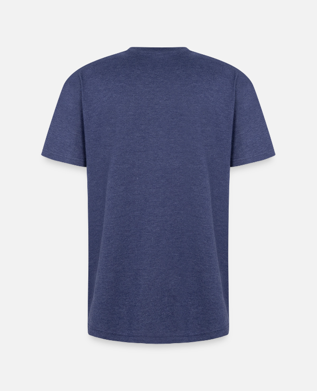 Unisex Henley T-Shirt Back - center