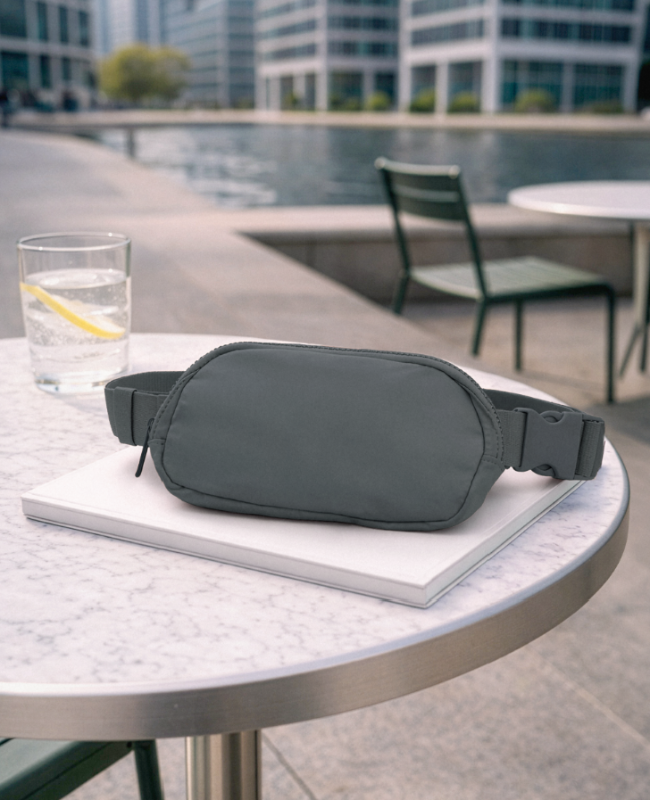 Matte Hip Bag Front - center