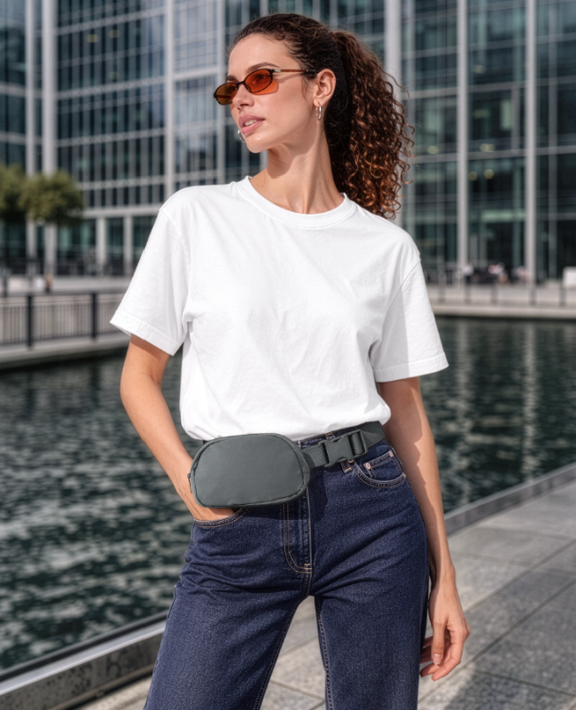 Matte Hip Bag Front - center