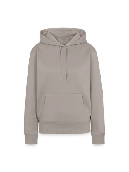 Women's Premium Hoodie - taupe - Front