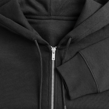 Product details: Women's Premium Organic Zip Hoodie Close-up
