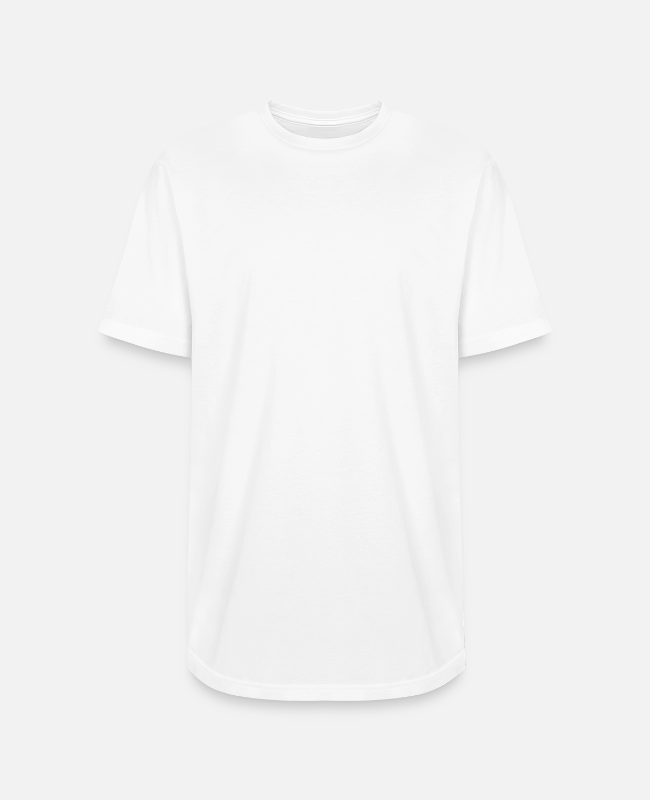 Long Body Men’s T-Shirt Front - center