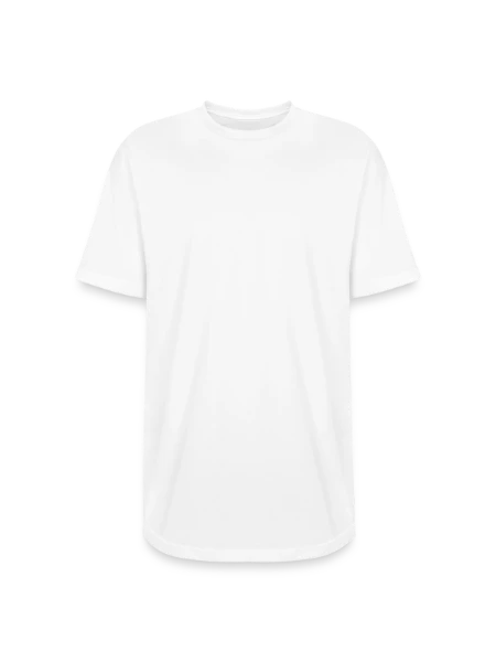 Long Body Men’s T-Shirt - white - Front
