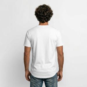 Long Body Men’s T-Shirt - Back