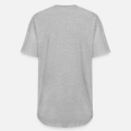 Long Body Men’s T-Shirt Back - Slide 1