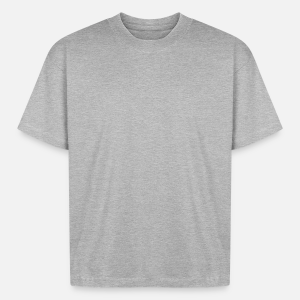 Boxy Fit Unisex T-Shirt-heather gray