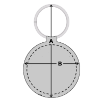 Round Shaped Keychain