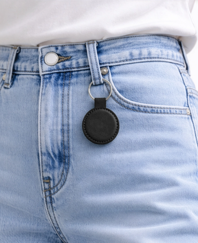 Round Shaped Keychain Front - center