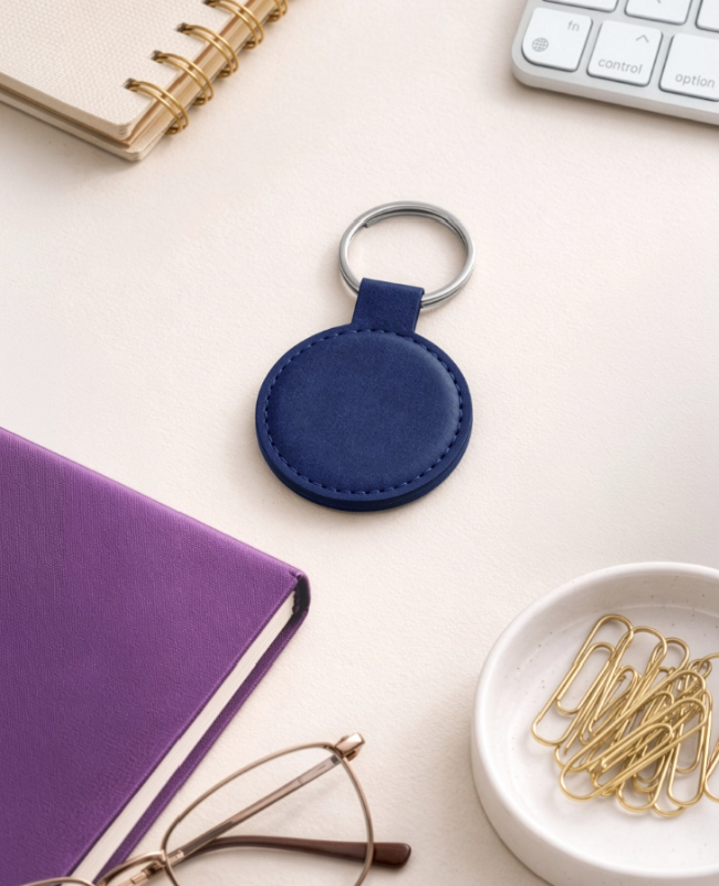 Round Shaped Keychain Front - center
