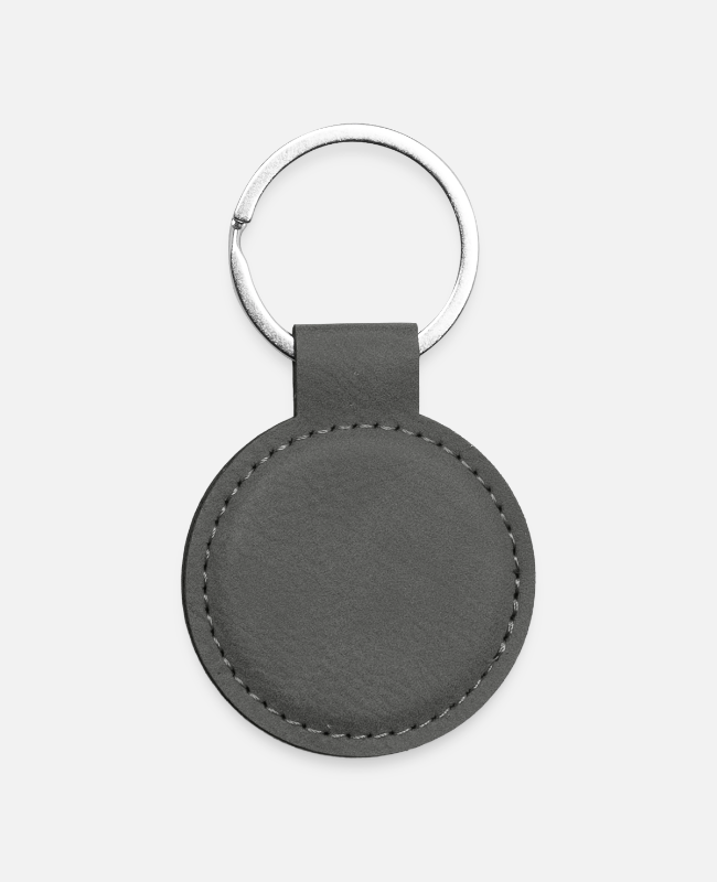 Round Shaped Keychain Front - center