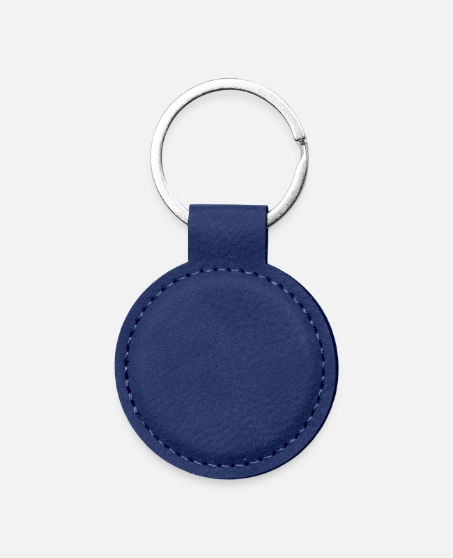 Round Shaped Keychain Back - center
