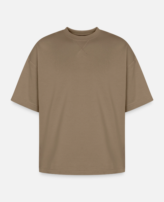 Oversized Unisex Short Sleeve Sweatshirt Front - center