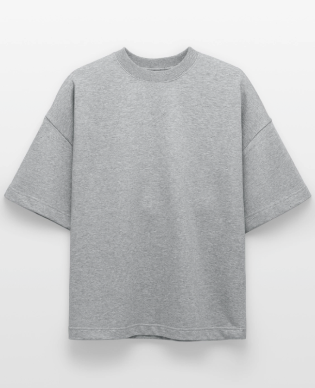 Oversized Unisex Short Sleeve Sweatshirt Front - center