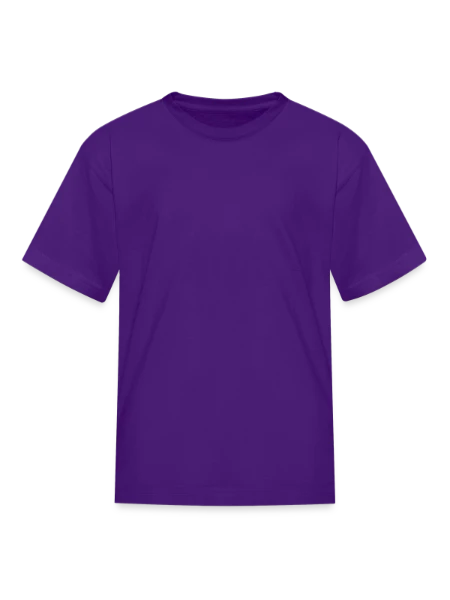 Kid's T-Shirt - purple - Front