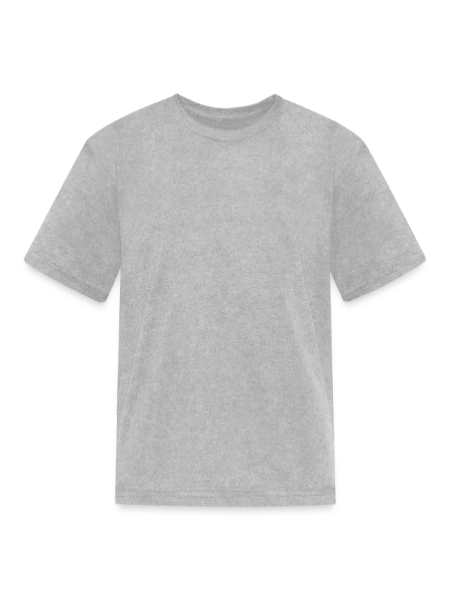 Kid's T-Shirt - heather gray - Front