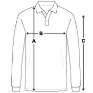 Unisex Long Sleeve Pique Polo Shirt
