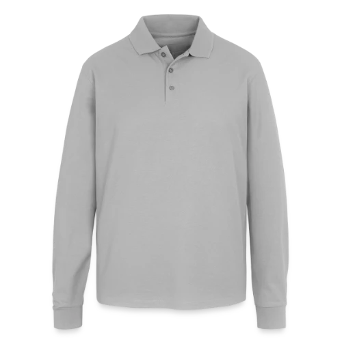 Unisex Long Sleeve Pique Polo Shirt