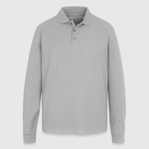 Unisex Long Sleeve Pique Polo Shirt