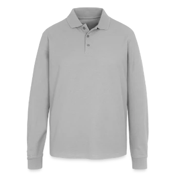 Unisex Long Sleeve Pique Polo Shirt