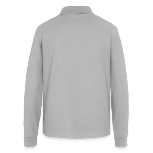 Unisex Long Sleeve Pique Polo Shirt