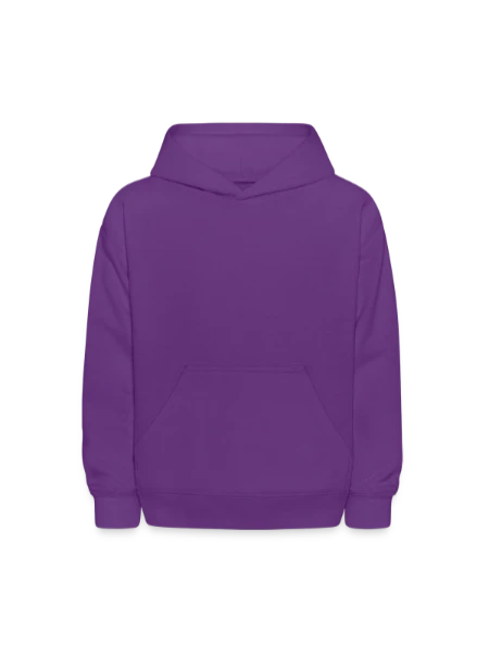 Kids' Hoodie - purple - Front
