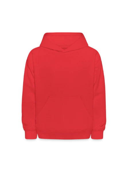 Kids' Hoodie - red - Front