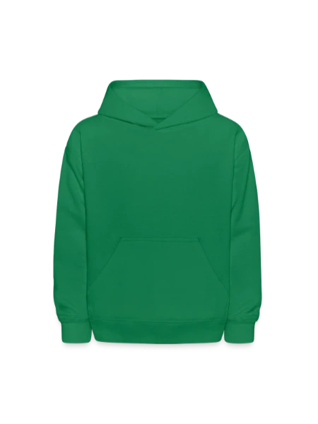 Kids' Hoodie - kelly green - Front