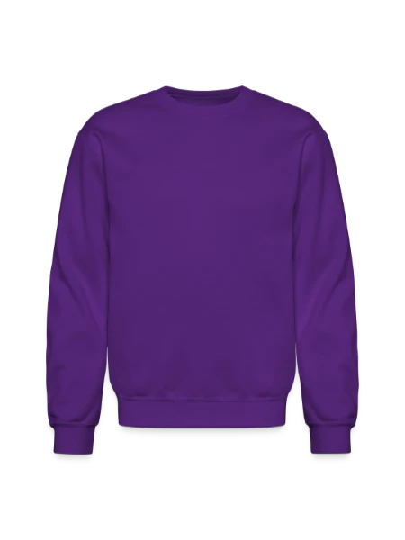 Unisex Crewneck Sweatshirt - purple - Front