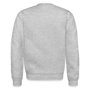 Unisex Crewneck Sweatshirt - heather gray - Back - AI Model Male 185 dark (185cm)