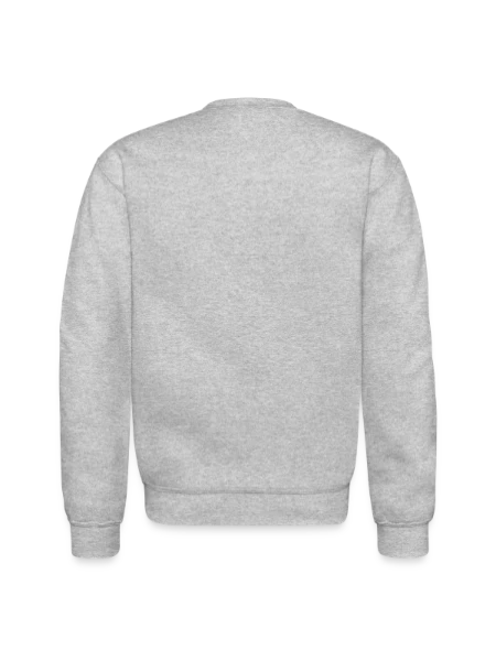 Unisex Crewneck Sweatshirt - heather gray - Back