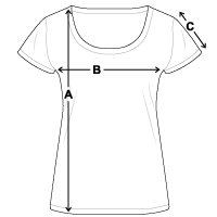 Women's Scoop Neck T-Shirt | LAT 3504