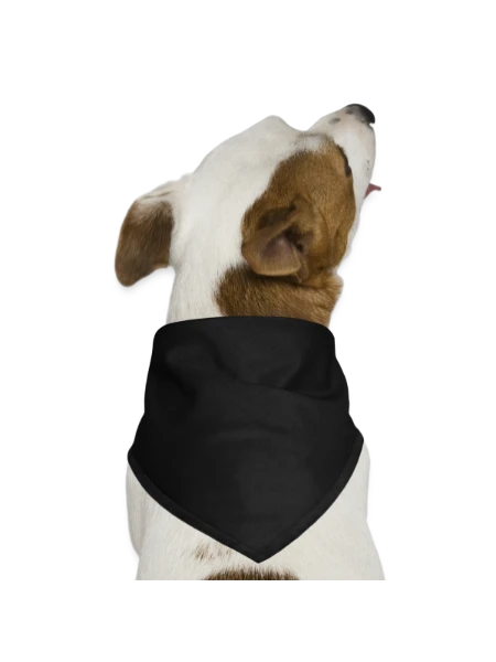 Bandana pour chien - noir - Devant