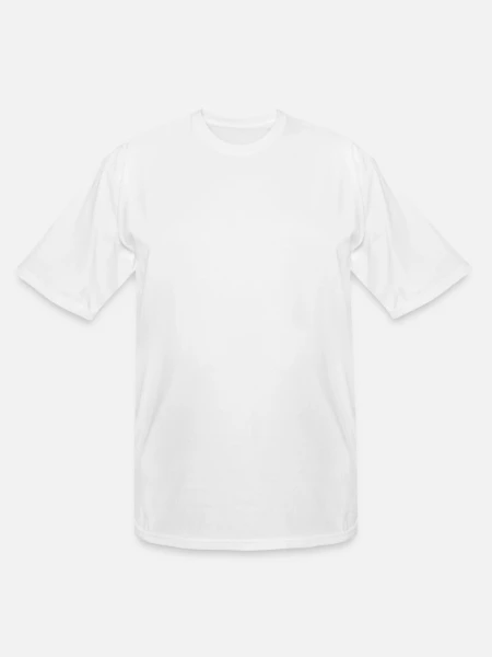Men's Tall T-Shirt - white - Front