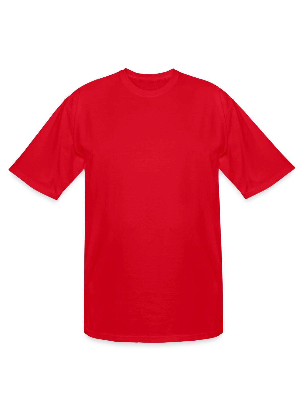 Men's Tall T-Shirt - red - Front