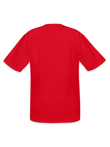Men's Tall T-Shirt - red - Back