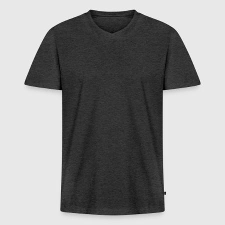 Men's Premium Organic V-Neck T-Shirt - Front