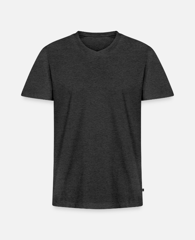 Men's Premium Organic V-Neck T-Shirt Front - center