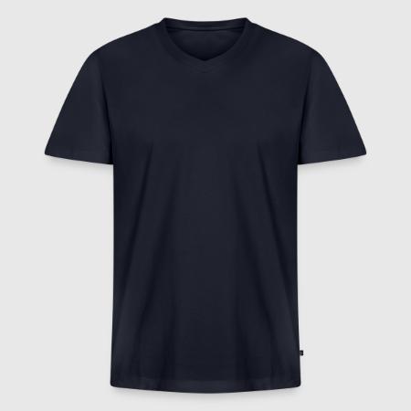 Men's Premium Organic V-Neck T-Shirt - Front