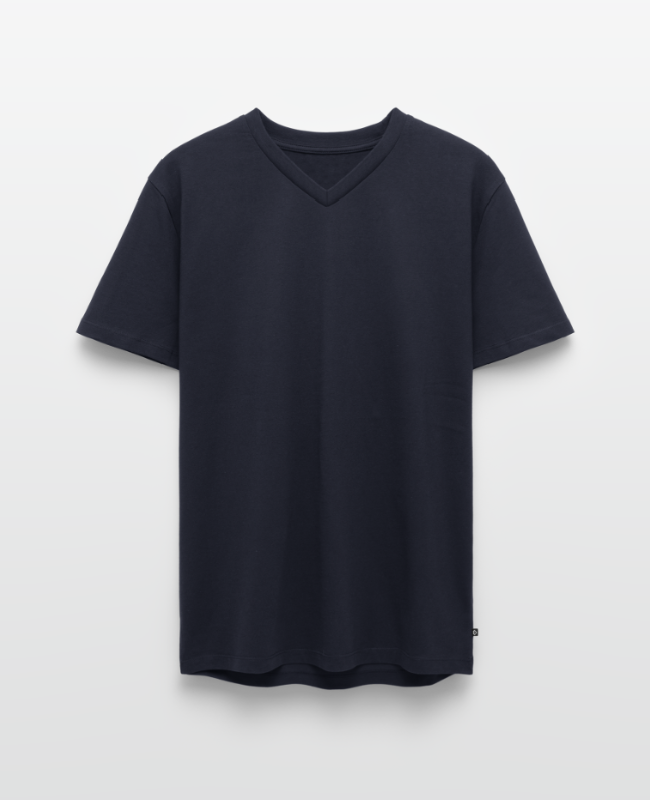 Men's Premium Organic V-Neck T-Shirt Front - center