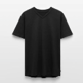 Men's Premium Organic V-Neck T-Shirt Front - Slide 4