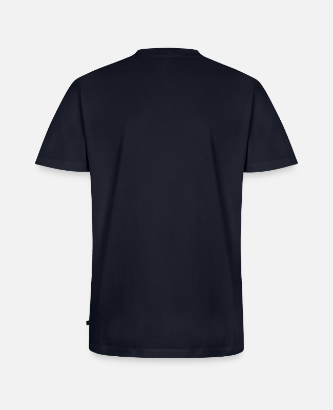 Men's Premium Organic V-Neck T-Shirt Back - center