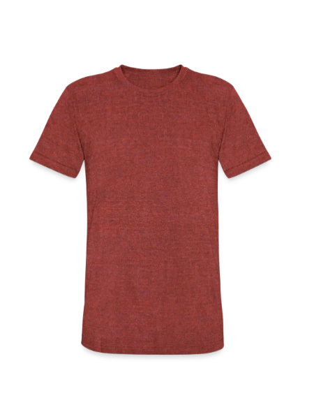 Unisex Tri-Blend T-Shirt - heather cranberry - Front