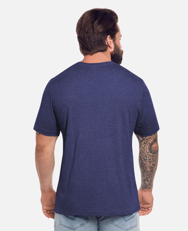 Unisex Tri-Blend T-Shirt Back - center