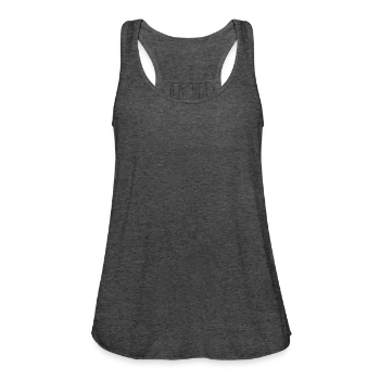 Women's Flowy Tank Top by Bella - deep heather - Front - Julia (174cm)