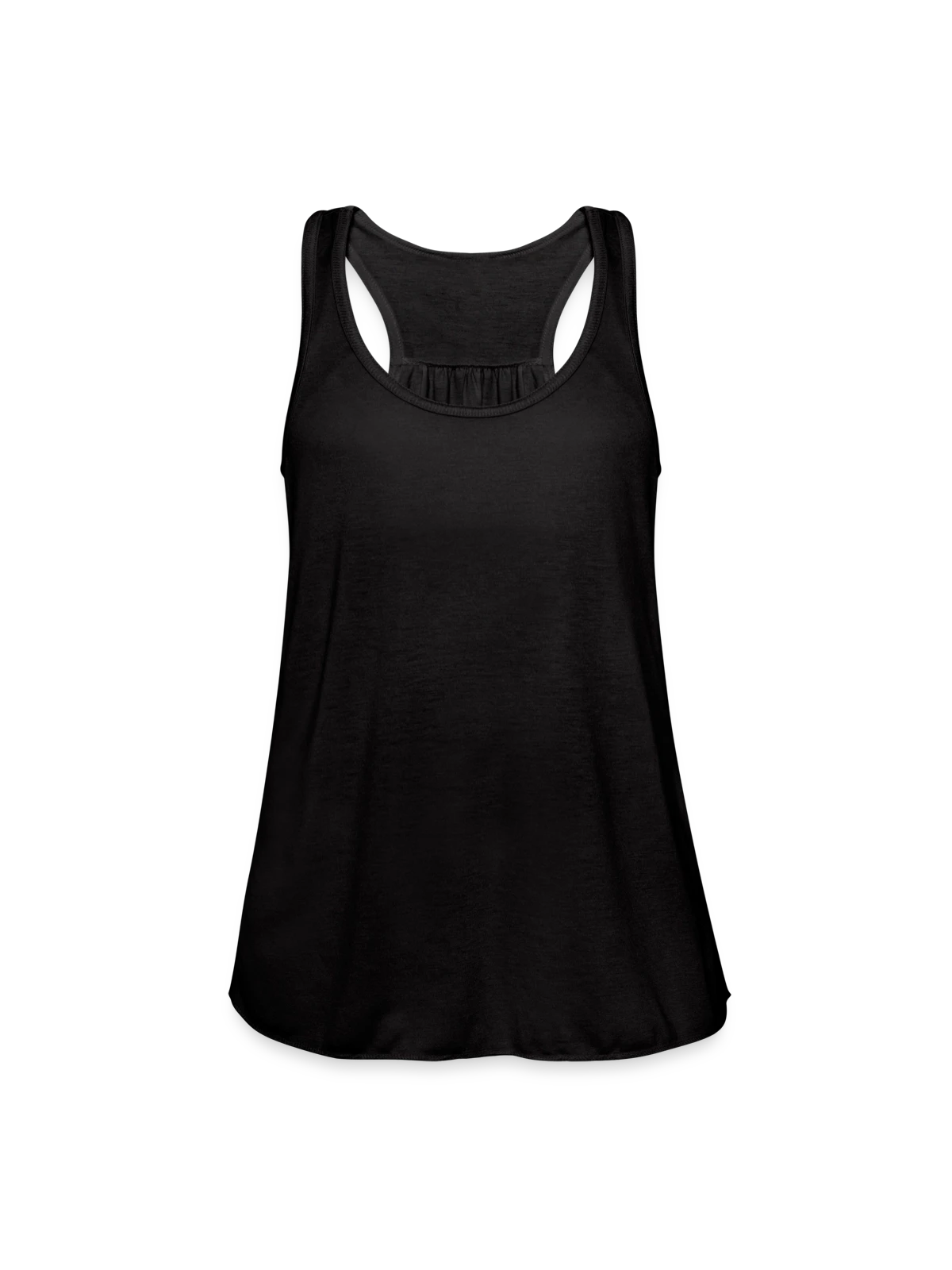 Women's Flowy Tank Top by Bella - deep heather - Front