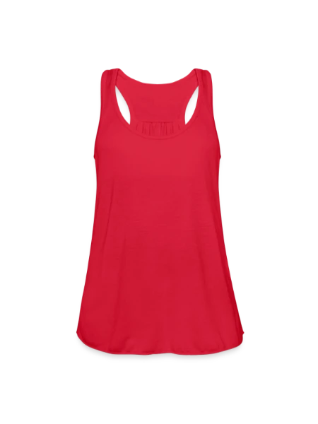 Women's Flowy Tank Top by Bella - red - Front
