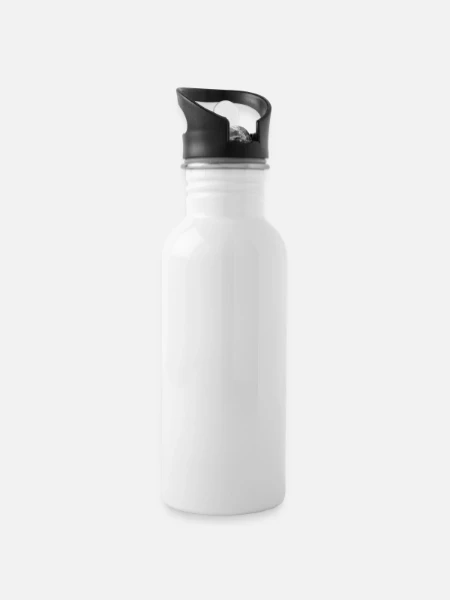 20 oz Water Bottle - white - Right