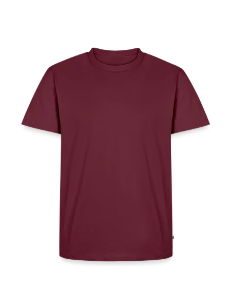 Men's Premium T-Shirt - burgundy - Front