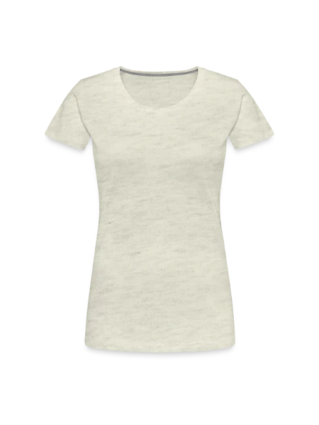 Women's Premium T-Shirt - heather oatmeal - Front