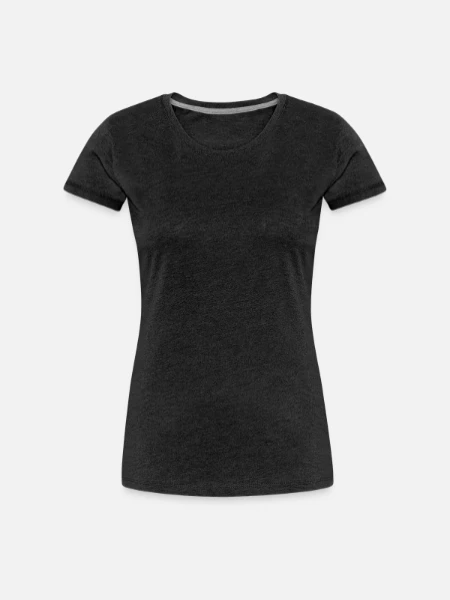 Women's Premium T-Shirt - charcoal grey - Front
